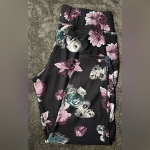 LIVI Active Lane Bryant Floral Print High-Rise Leggings